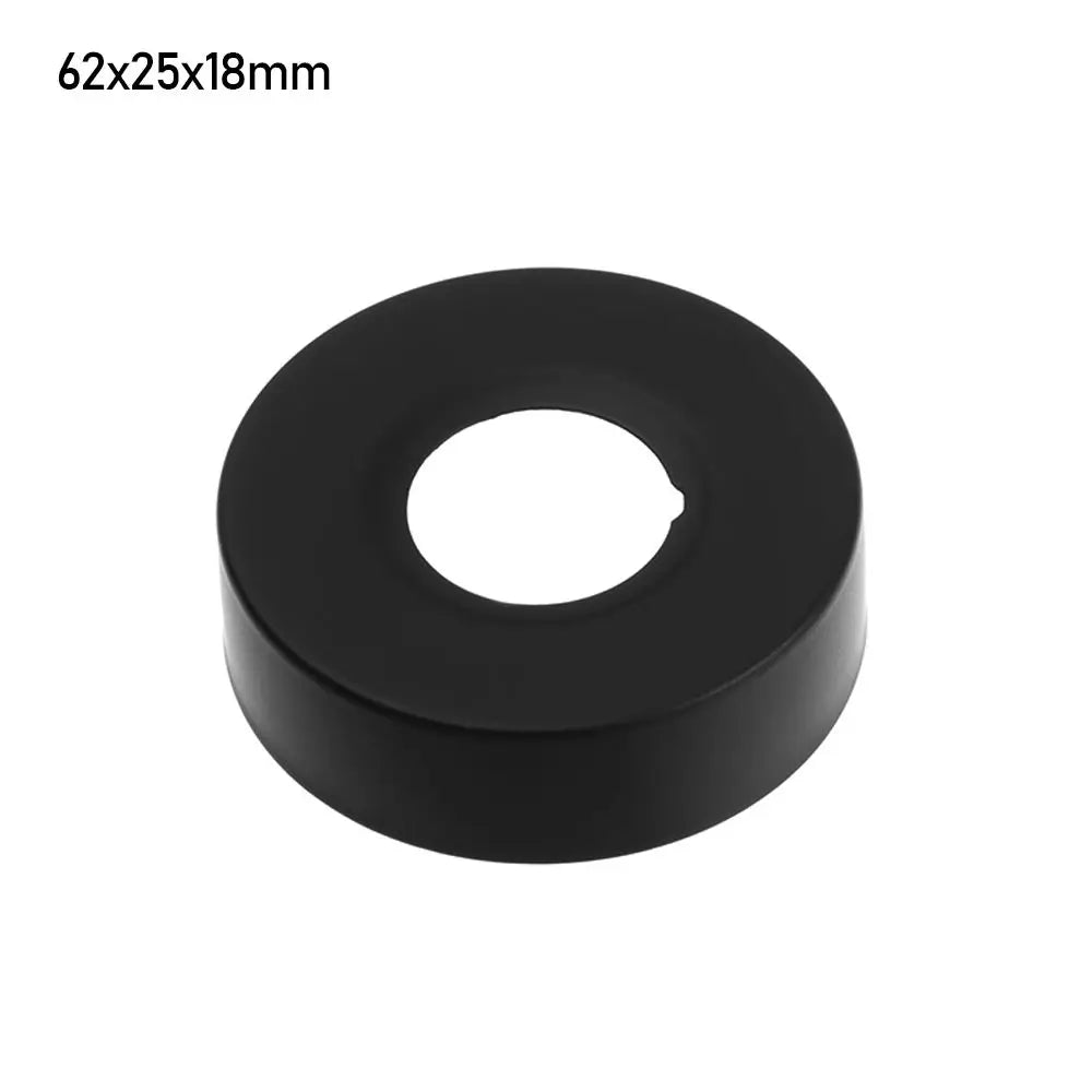 Black Shower Faucet Decorative Cover Stainless Steel Water Pipe Wall Covers Heat Resistant Durable Bathroom Kitchen Accessories