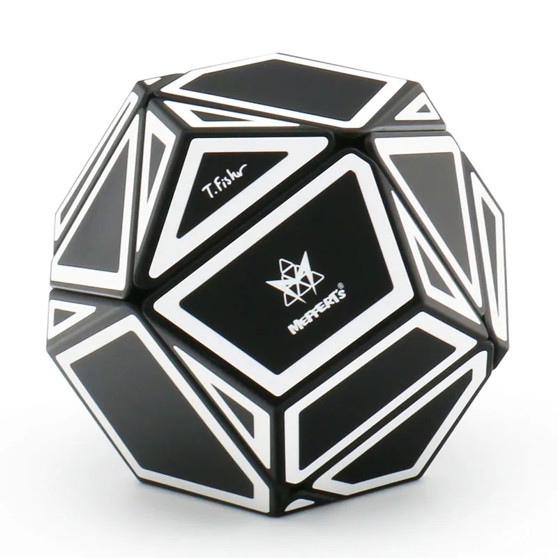 Meffert's Golden Dodecahedron Tony Fisher Ghost Skewb Strange-Shape Magic Cube Twisty Puzzle Black Body Megaminx Children Toy