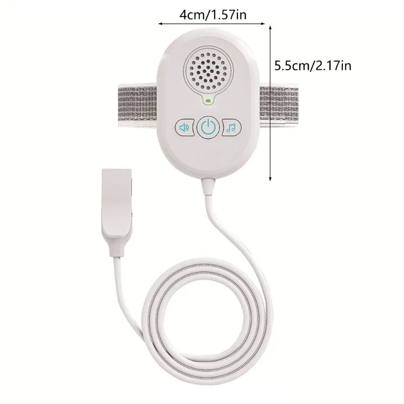 Rechargeable Bed Wetting Alert for Children Effective Night Training Alarm with Sound & Vibration Alerts