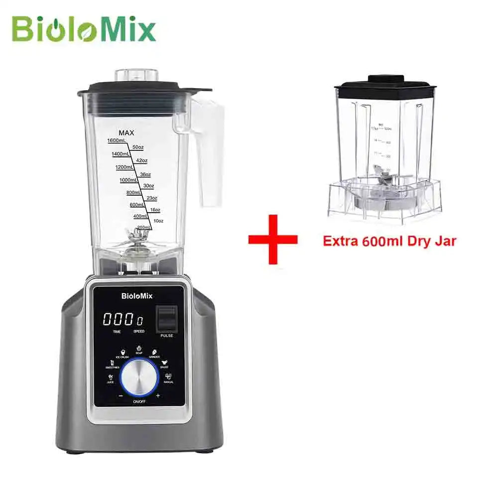 BioloMix Digital BPA FREE 2L Automatic Program Professional Commercial Blender Mixer Juicer Food Processor Ice Smoothies Fruit