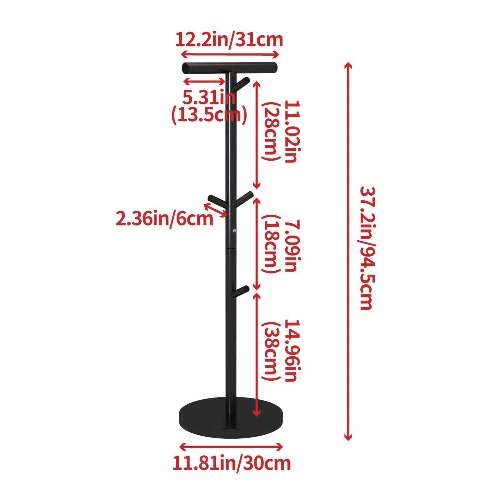 Floor-Standing Backpack Hanger, Bedroom Coat and Hat Rack, Children's Backpack Stand, Desk-Side Hook, Bedside Bag Organizer