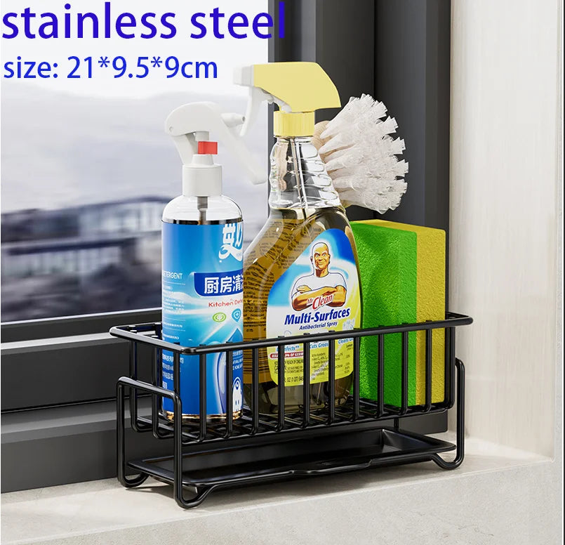Dish Drying Rack Stainless Steel 2-tier Compact Kitchen Dish Rack Drainboard Large Rust-proof Dish Drainer With Utensil Holder