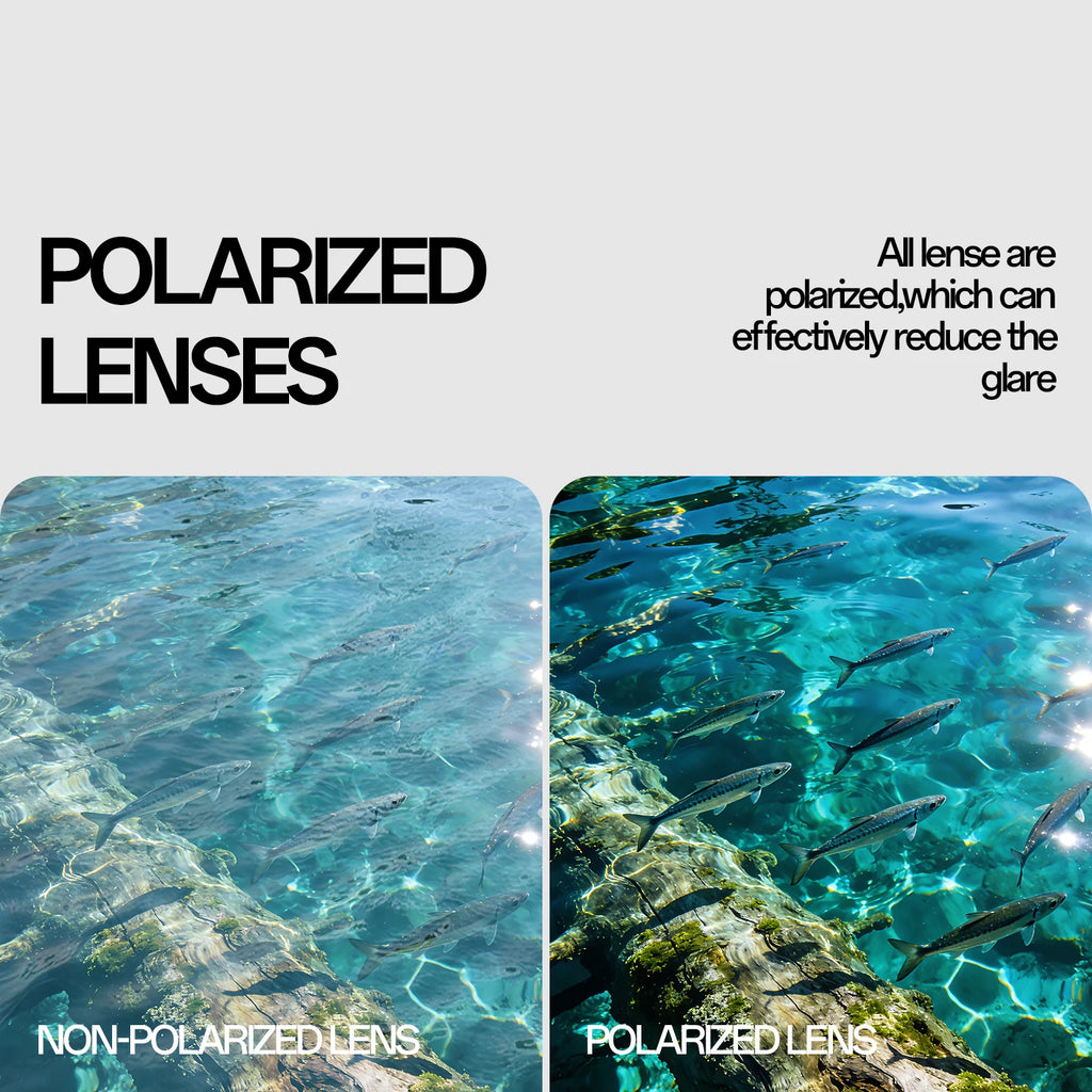 SCVCN Fishing Polarized Sunglasses Outdoor Sport Photochromic Glasses Men Outdoor Cycling Bike UV400 Protective Hiking Goggles