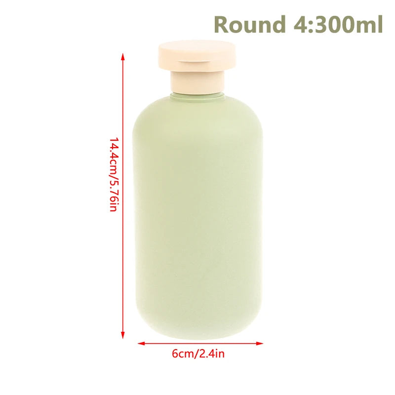 100ML-500ML Foaming Soap Dispensers Refillable Bottles Flip Lotion Bottles Avocado Green Plastic Shampoo Shower Gel