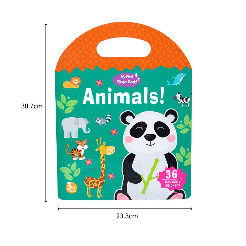 Toy Book Montessori Quiet  Early Educational Toy For Toddler Preschool Activity Busy Board Animal Numbers Matching Puzzle Game