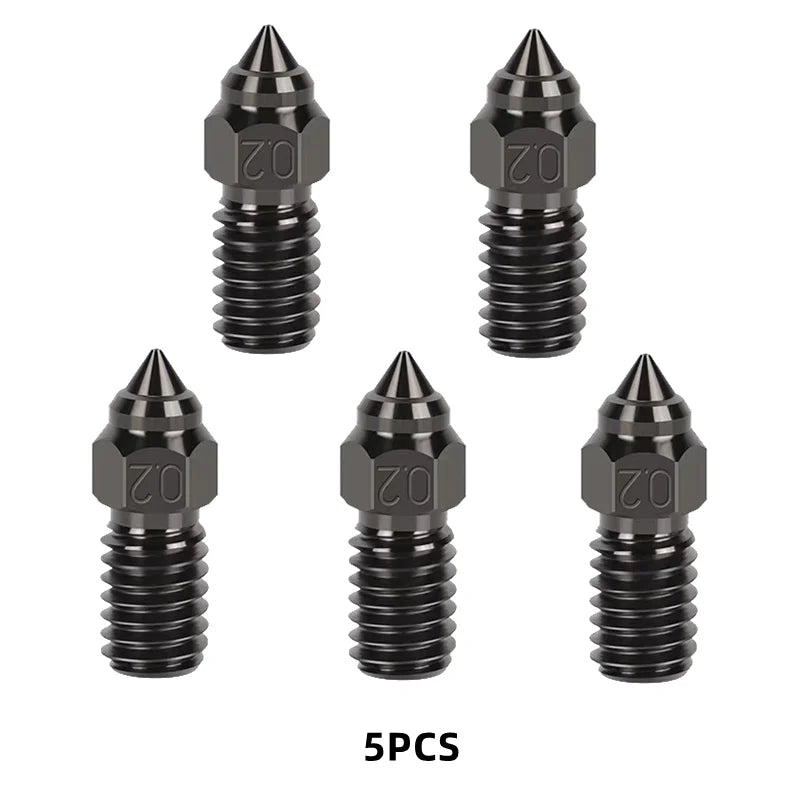 3D Printer High Speed Nozzle For ENDER 7 Spider Ender 3 V3 SE ender 5 S1 0.2 0.4 0.6 0.8 1.0mm 3D Printer Parts Nozzle 3/5/10pcs