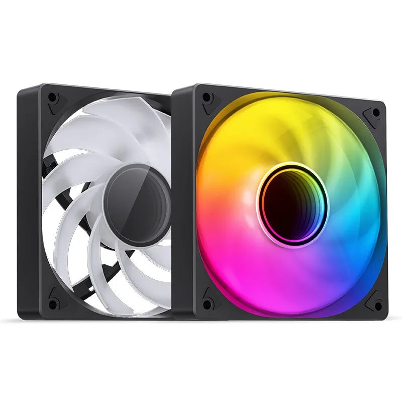 JONSBO SL-120 ARGB Fan 120mm Cooler for PC Case Fan 5V 3PIN/4PIN PWM CPU Cooler PC Fan RGB Front Reverse Case Fan