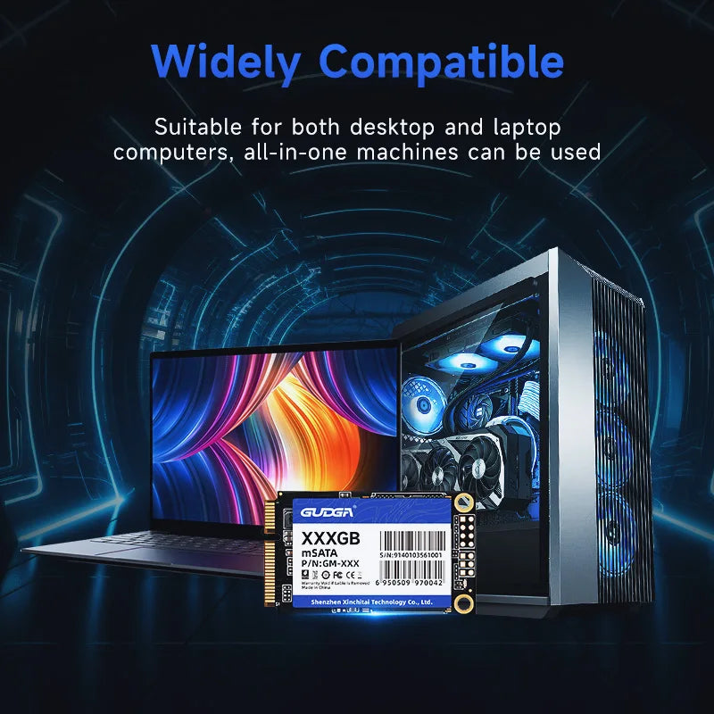GUDGA MSATA SSD SATAIII 120gb Solid Disk 240gb 512gb1tb 2tb Hdd Internal Solid State Hard Drive Disk for Desktop Laptop Computer