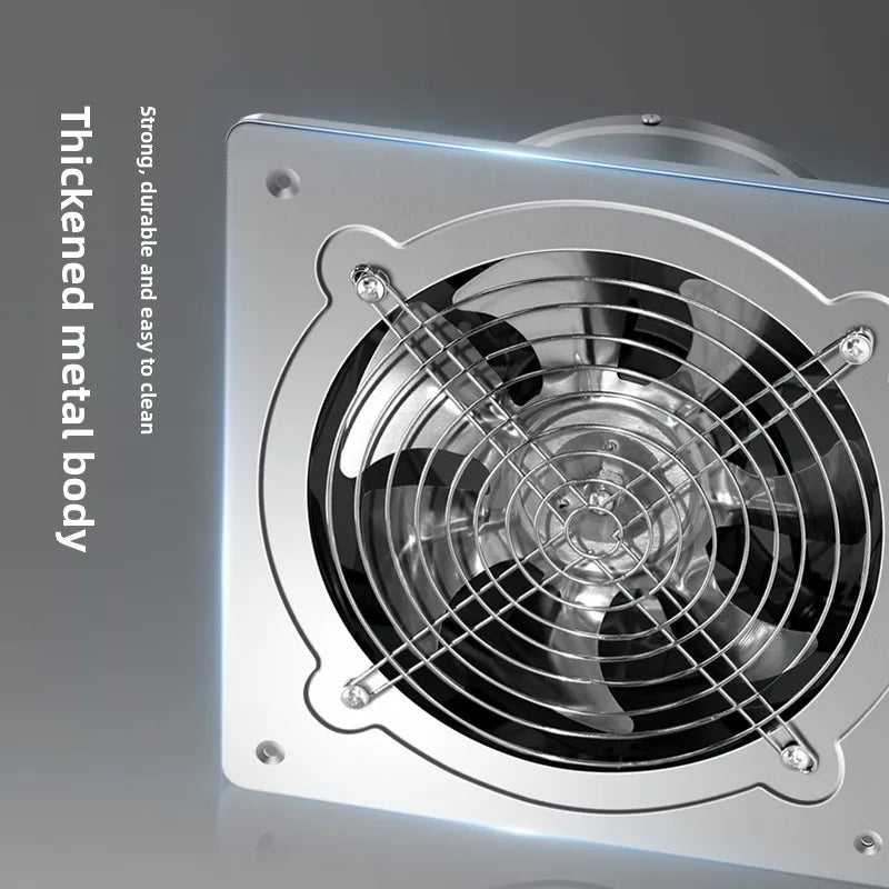 6/8Inch Extractor Ventilation Fan Exhaust Air Blower High Speed Bathroom Kitchen Toilet Air Vent Window Wall Exhaust Fan