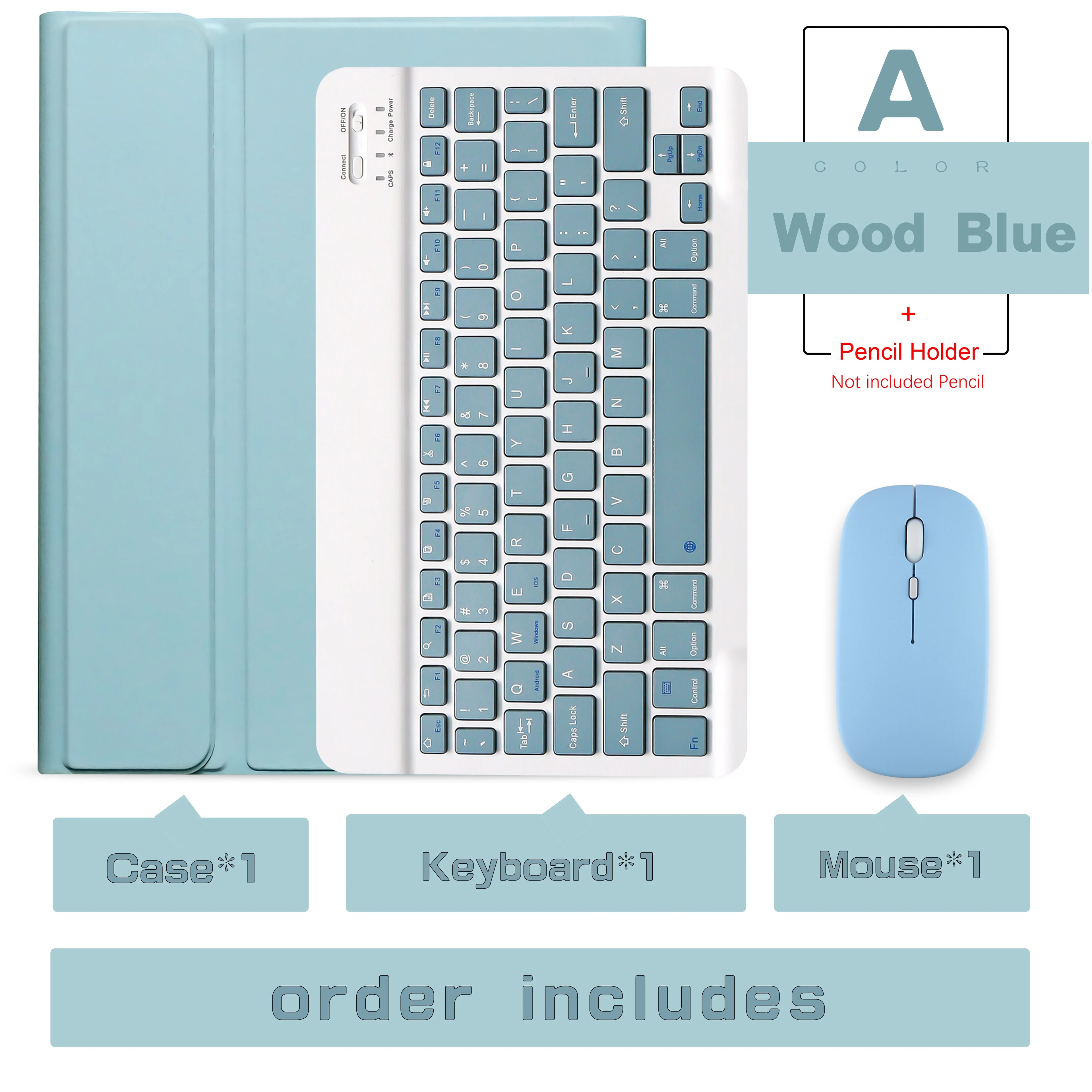 Keyboard Wireless Mouse Magic For iPad Pro 13 11 Case M5 M4 2026 M3 Air 13 11 5 4 10.2 9 8 7 Generation Case Bluetooth Keyboard