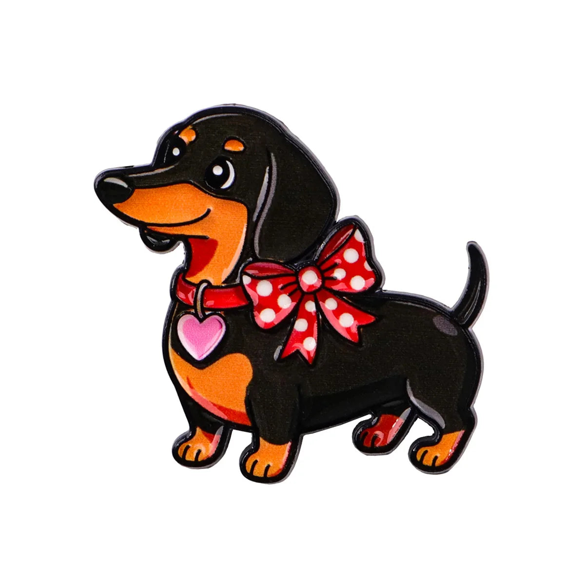 Sweater Sausage Dog Enamel Pins Cute Animal Couple Brooch Lapel Pin Badge on Backpack Clothing Accessories Fashion Jewelry Gifts