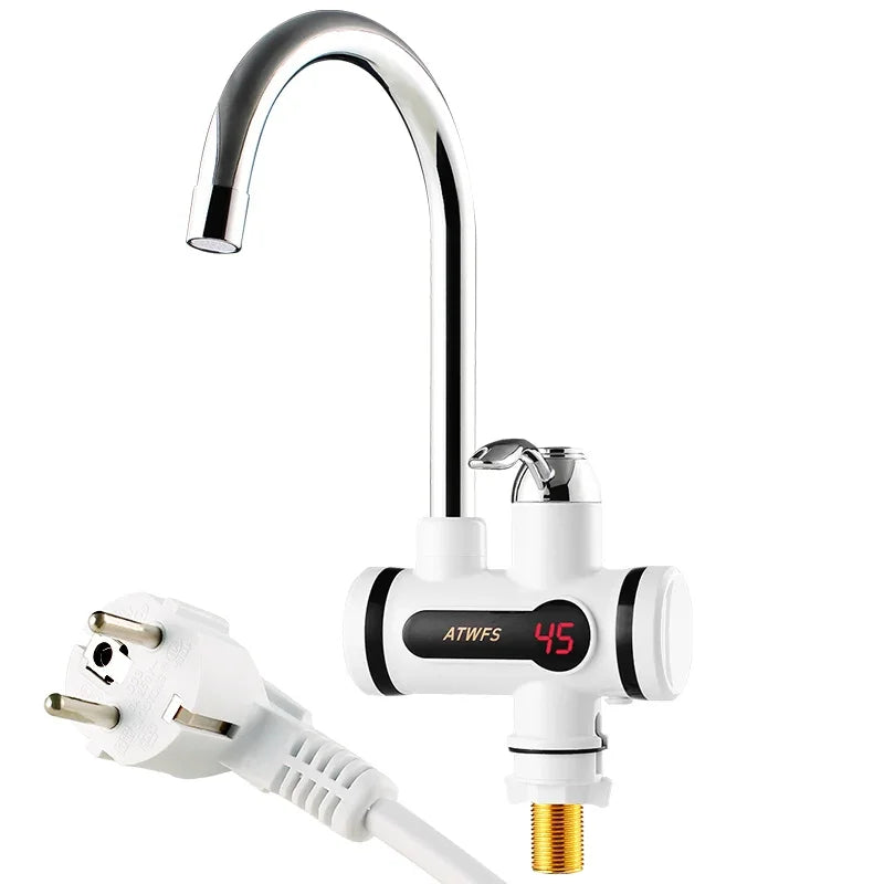 Electric Kitchen Water Heater Tap Instant Hot Water Faucet Heater Cold Heating Faucet Tankless Instantaneous Water Heater