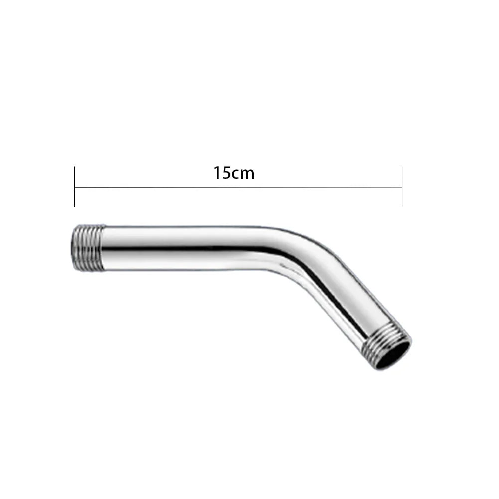 1PC Shower Head Extension Arm Wall Mounted Tube Rainfall Shower Tube Extend Pipe Water-saving Faucet Regulator Stainless Steel