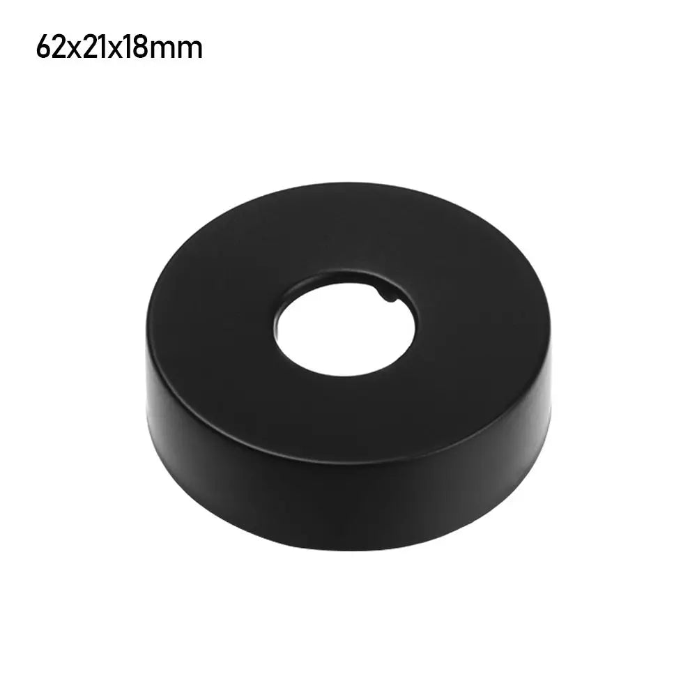 Black Shower Faucet Decorative Cover Stainless Steel Water Pipe Wall Covers Heat Resistant Durable Bathroom Kitchen Accessories