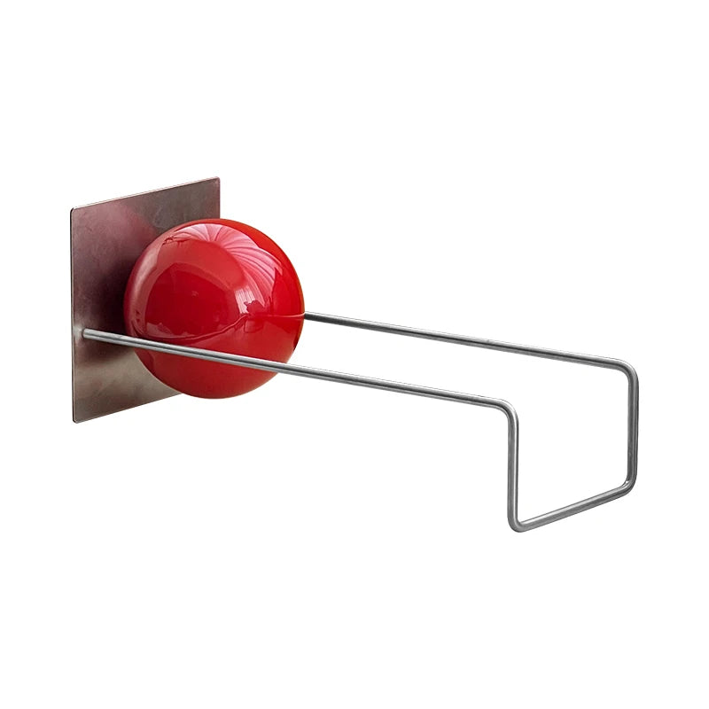 Creative Gravity Ball Bookstand Mid-Century Bauhaus Decor Organizer Novelty Desktop Magazine Holder Chic Office Newspaper Rack