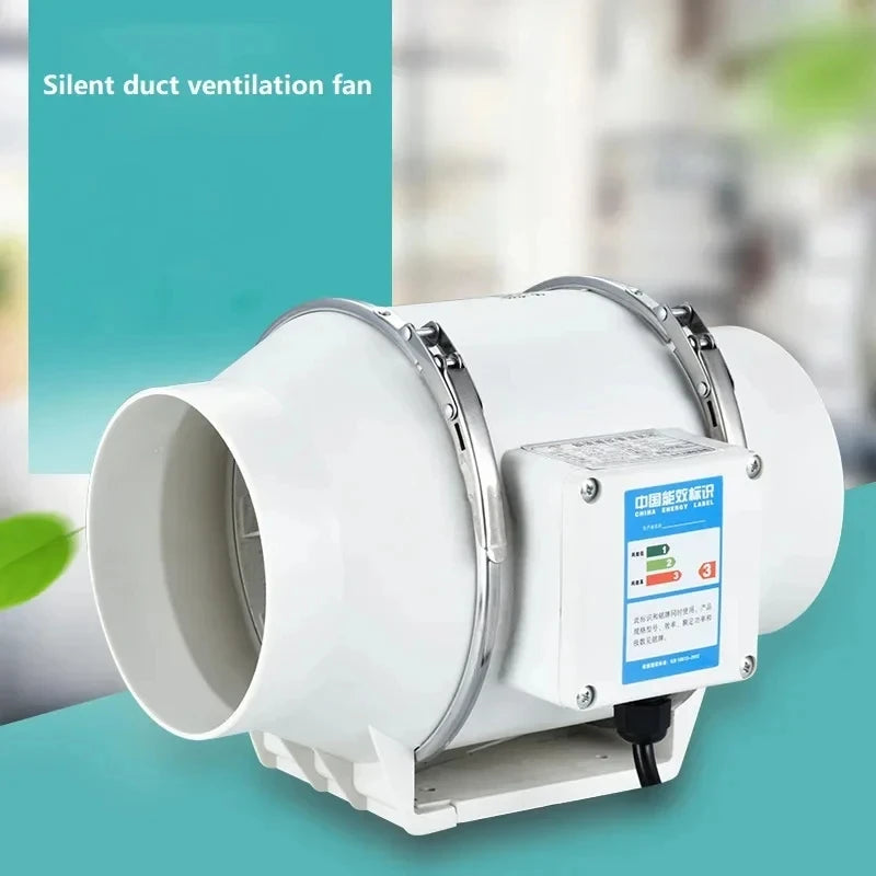 Duct round 3 inch 4 inch 5 inch 6 inch 8 inch exhaust ventilation fan kitchen household extractor fan bathroom exhaust fan