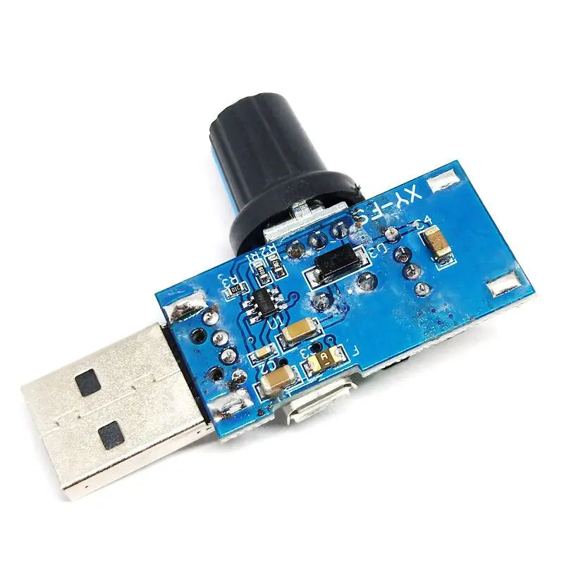DC 4V-12V 5W XY-FS USB Fan Stepless Governor USB Fan Speed Controller Multi-Gear Auxiliary Cooling Tool