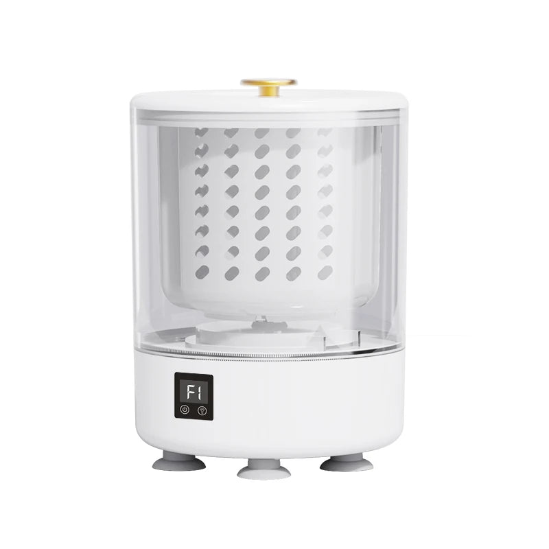 Portable Mini Washing Machine with USB Power and Battery 3L 3-liter 2-in-1 Washer-dryer for Underwear Socks Clothes Cleaning