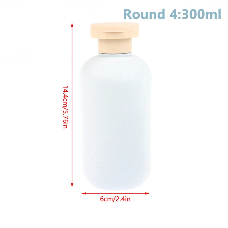 100ML-500ML Foaming Soap Dispensers Refillable Bottles Flip Lotion Bottles Avocado Green Plastic Shampoo Shower Gel