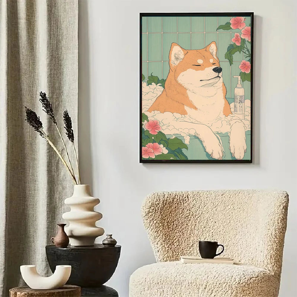 Cat in Bathtub Diamond Painting Retro Animal Picture Full Diamond Mosaic Embroidery Cross Stitch Kits Home Decor New Arrivals