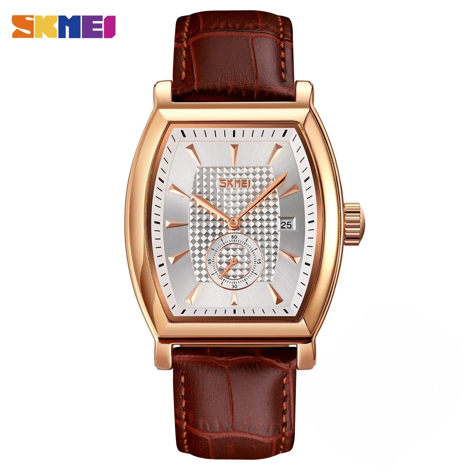 SKMEI 9306 Business Quartz Mens Watches Luxury Leather Date Calendar Waterproof Sport Men Wristwatches Clock Relogio Masculino