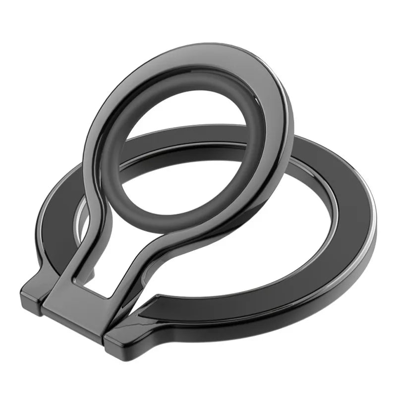 Magnetic Phone Holder Stand for Magsafe Lightweight Phone Finger Ring Snap Grip Kickstand Accessories for iPhone 17 16 15 14 13