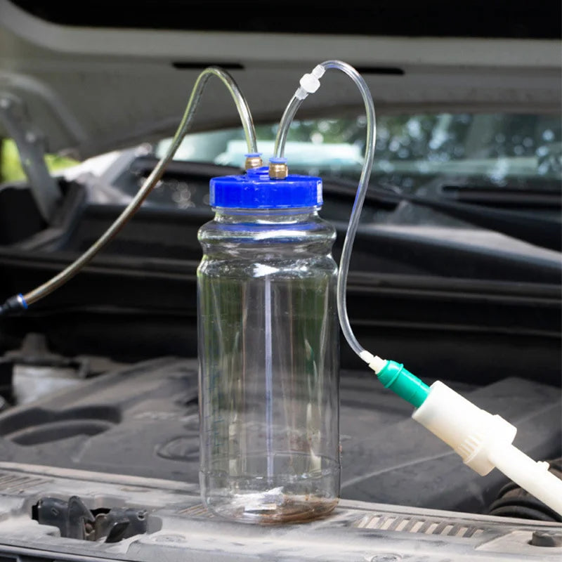 Oil Change Artifact Manual Hand Pump Engine Suction Vacuum Car Truck Van Moto Maintenance Tool 2L Bottle Storage Hose