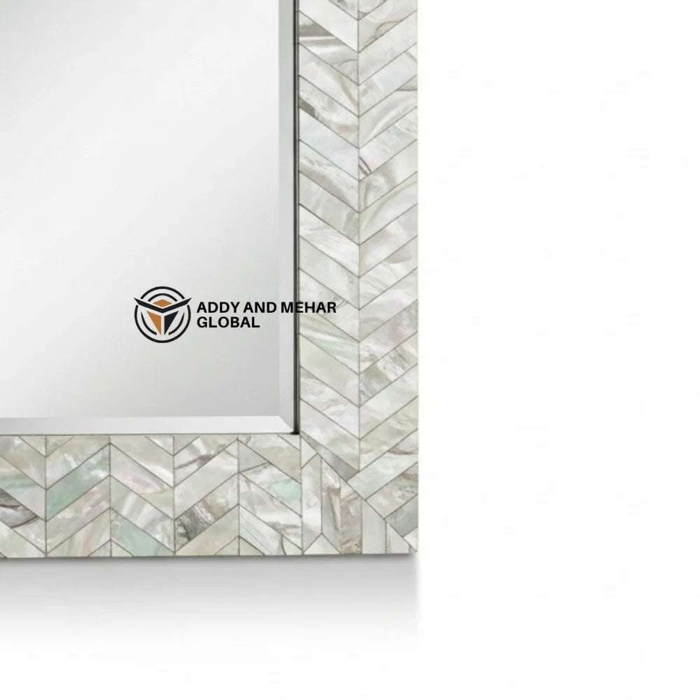 High-End MDF Art Deco Square Handmade Eco-Friendly 5mm Thick Framed Decorative Wall Mirror with Wedding Occasion for Export