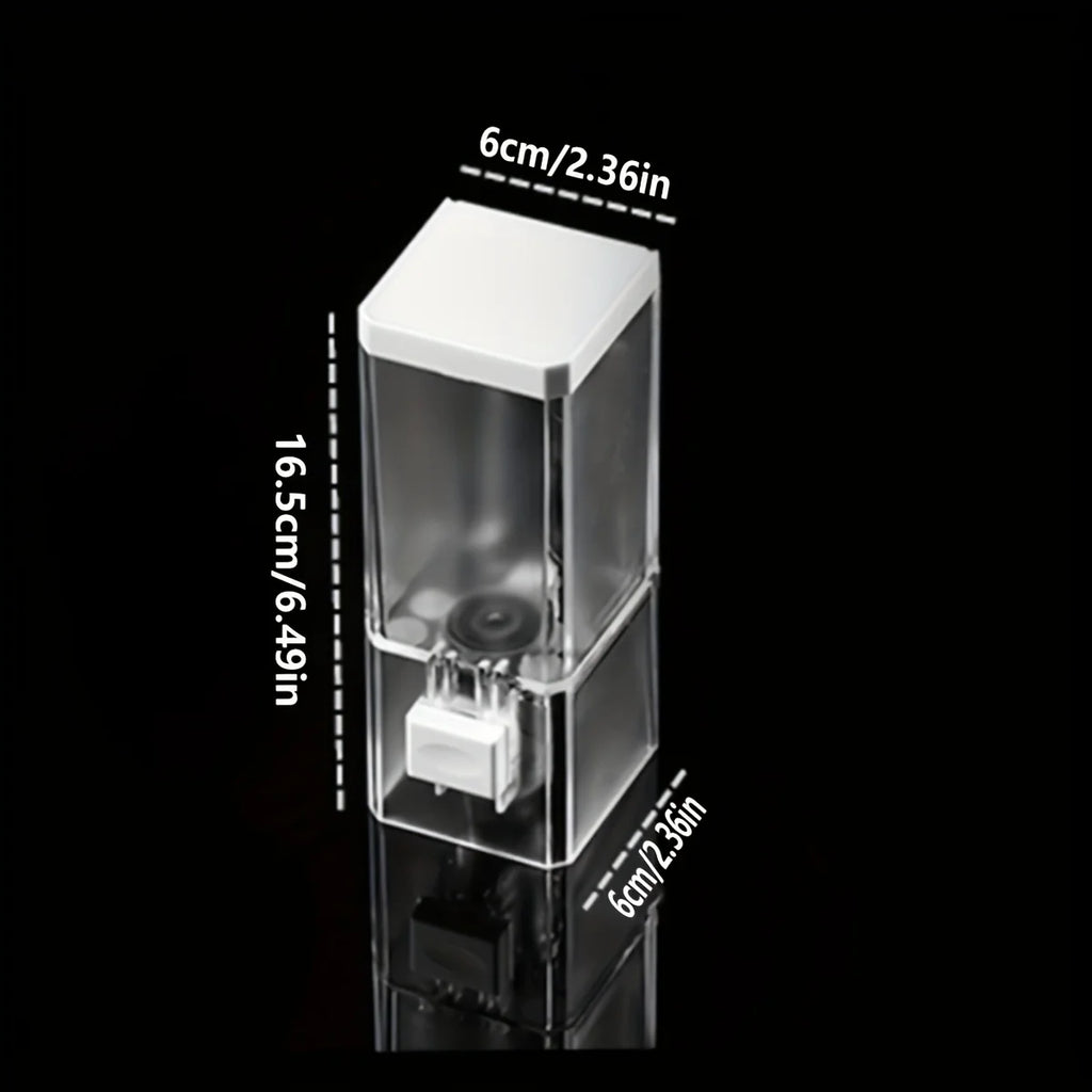 Non-punching Manual Press Soap Dispenser Wall Hanging Traceless Paste Disinfectant Bottle Bathroom Transparent Soap Dispenser