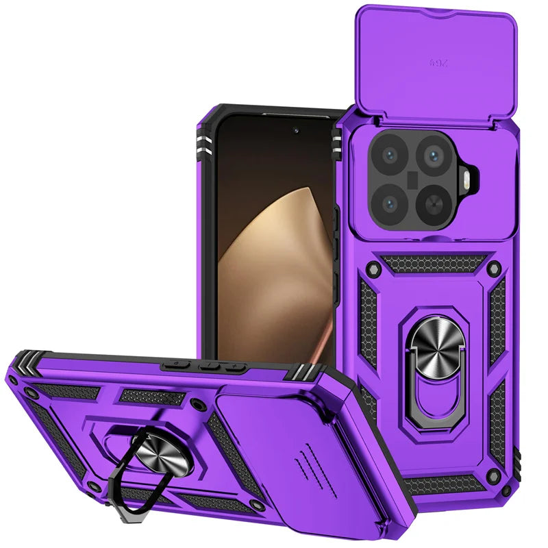 Slide Camera Protector Armor Funda For Xiaomi 15T Pro Case Magnetic Holder Ring Cover For Mi 15T Mi15T Xiaomi15T 15 T Pro 15TPro
