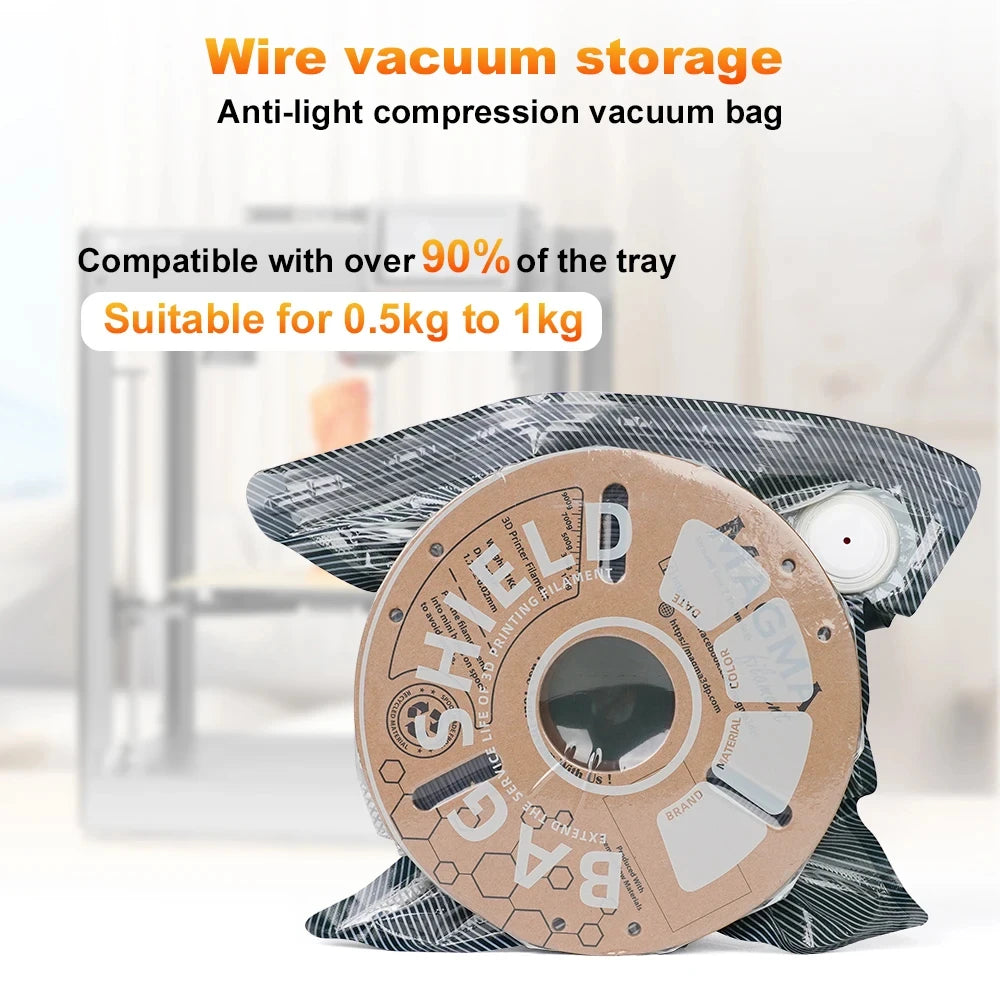 2.0 Upgraded Filament Storage Bag PLA ABS PETG Vacuum Bag Dryer Filament Safekeep Humidity Resistant Strong seal 3D Printer Part