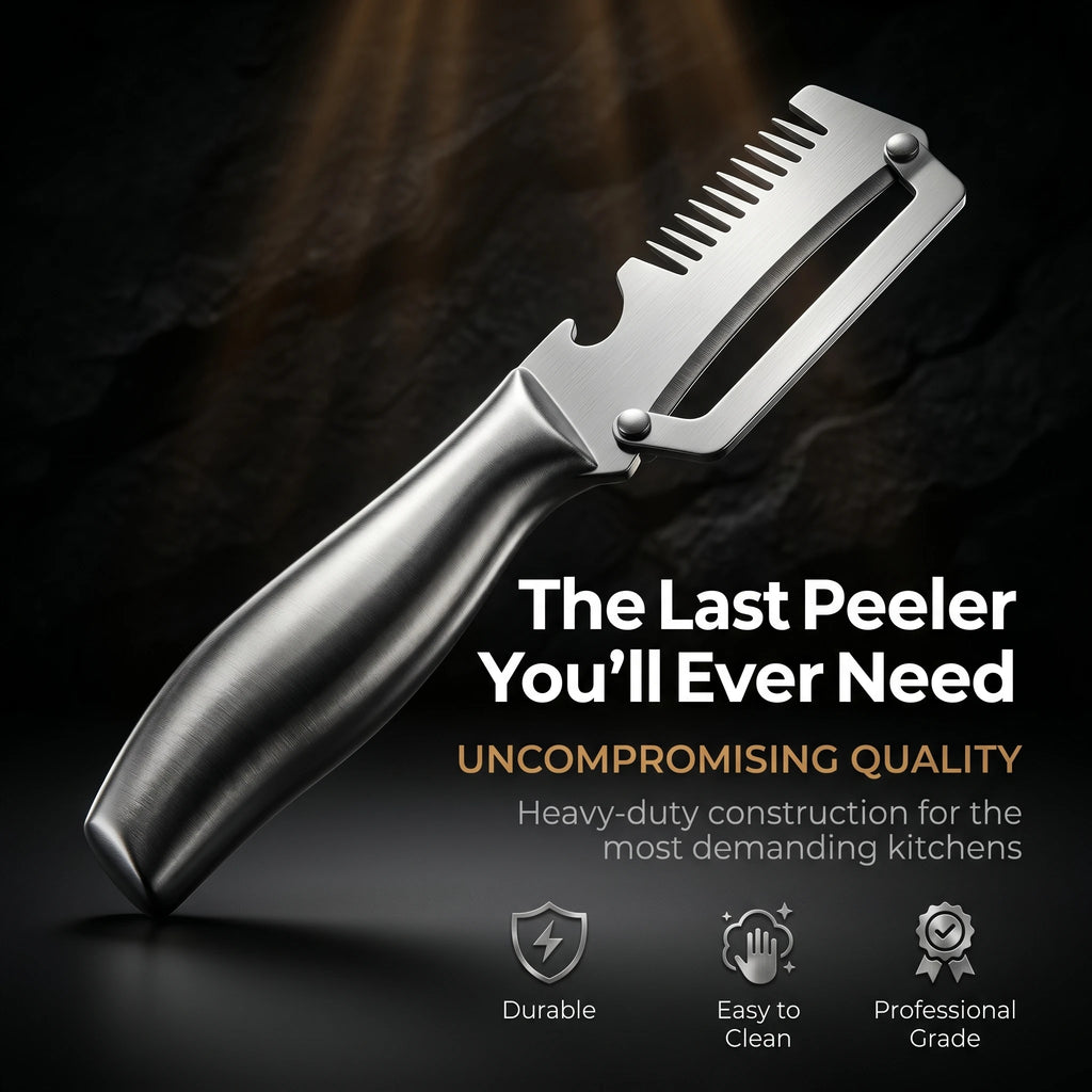 Stainless Steel Kitchen Peeler Potato Pumpkins Peeler Non-slip handle Household MultiFunction Vegetable Peeler ProfessionalGrade