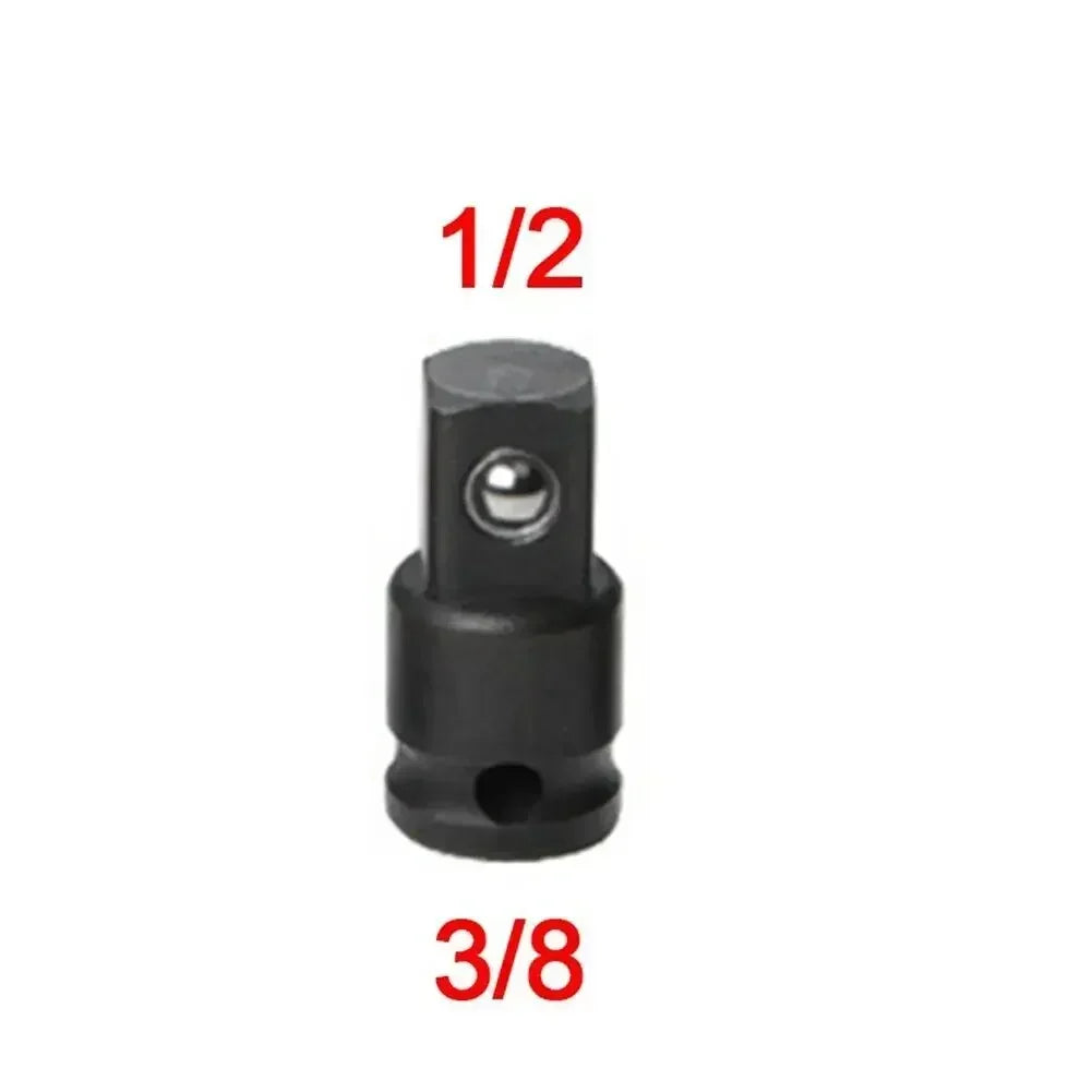 Air Impact Wrench Socket Adapter Converter Ratchet 1/2" To 3/4" 1/2" To 3/8" 3/4" To 1/2" Adapter Black Durable
