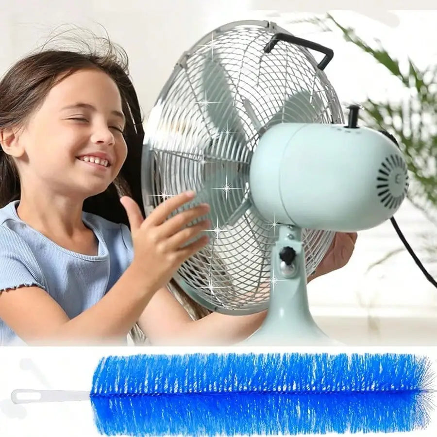 Fan Cleaner Brush,Fan Brush Cobweb Duster Microfiber Duster Ideal For Ceiling Duster, Household Duster Curtains,Fan Cleaner For Box Fan(2PCS)