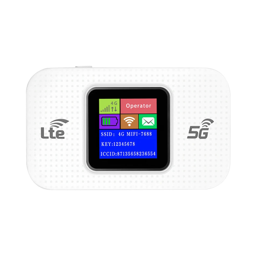 4G Lte WIFI Router Mobile WiFi Router 150Mbps Sim Card Slot 3650mAh for Car 4G Wireless Router for SIM Card Plug & Play