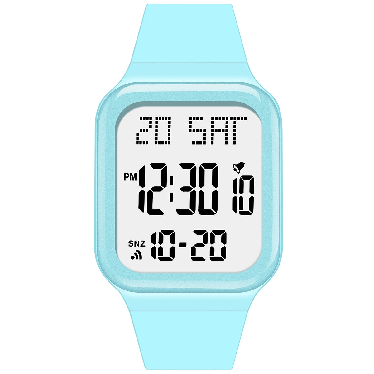 High School Student Men's Sports Watch Multifunctional Waterproof Alarm Watch LED Digital Electronic Watch Couple Watch