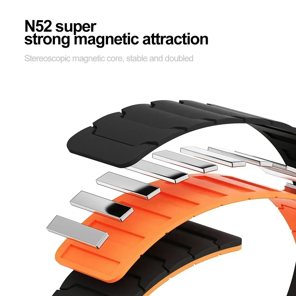 22mm Sport Magnetic Silicone Band For Realme Watch 5 Smartwatch Wrist Bracelet For Realme Watch S2/Realme S 2 2Pro 3 3 Pro Band