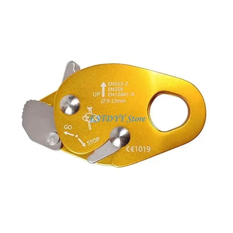G6DE Professional Rope Grab Falling Arrestor Auto Lock Retarder Ascending Descender for Mountain Climbing