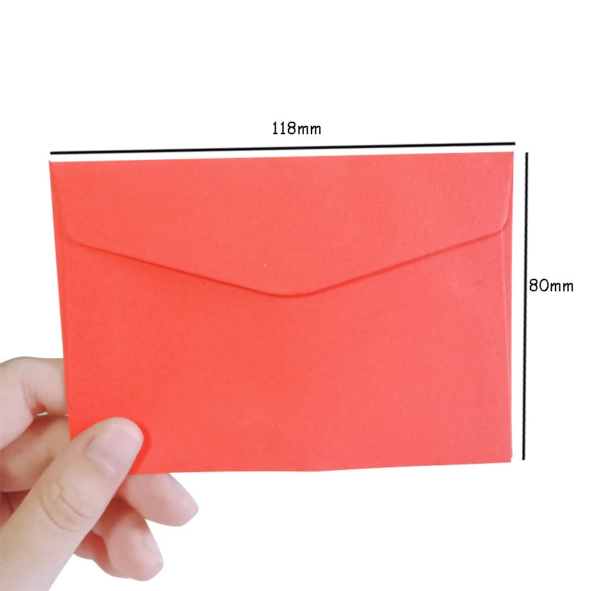 50pcs/lot  Candy color mini envelopes DIY Multifunction Craft Paper Envelope For Letter Paper Postcards School Material