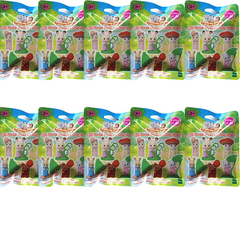 in stock Sylvanian Families Toys Girl Toy Kitchens Mini Baby Party Blind Bags Dolls for Girls Miniature Food Children's Kitchen