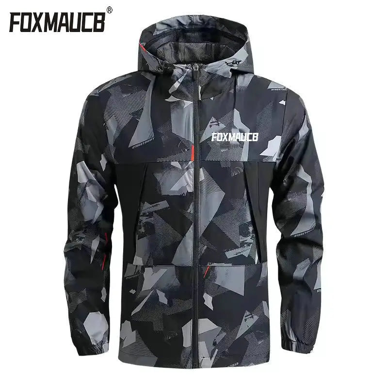 FOXMAUCB 2026 New Men's Motocross Bicycle Hiking Jacket Windbreaker Quick Dry Outdoor Racing Mountain Bike Rompevientos Ciclismo