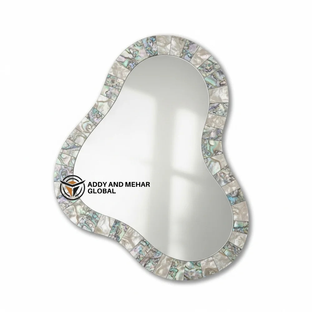 Luxury Square MDF Inlay Art Deco Wall Mirror Handmade Eco-Friendly 5.0mm Thick for Wedding Home & Hotel Decor