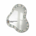 Luxury Square MDF Inlay Art Deco Wall Mirror Handmade Eco-Friendly 5.0mm Thick for Wedding Home & Hotel Decor