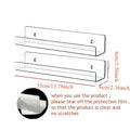 2pcs Acrylic Vinyl Record Display Stand Wall Mounted Book Floating Shelf Makeup Perfume Nail Polish Holder Storage Organizer