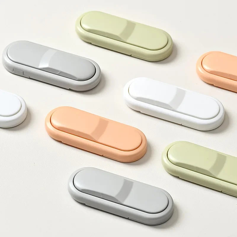 Children's Drawer Safety Lock Cabinet Door Protection Latch Baby Anti Pinch Hand Invisible Lock Opposite Door Wardrobe Locks