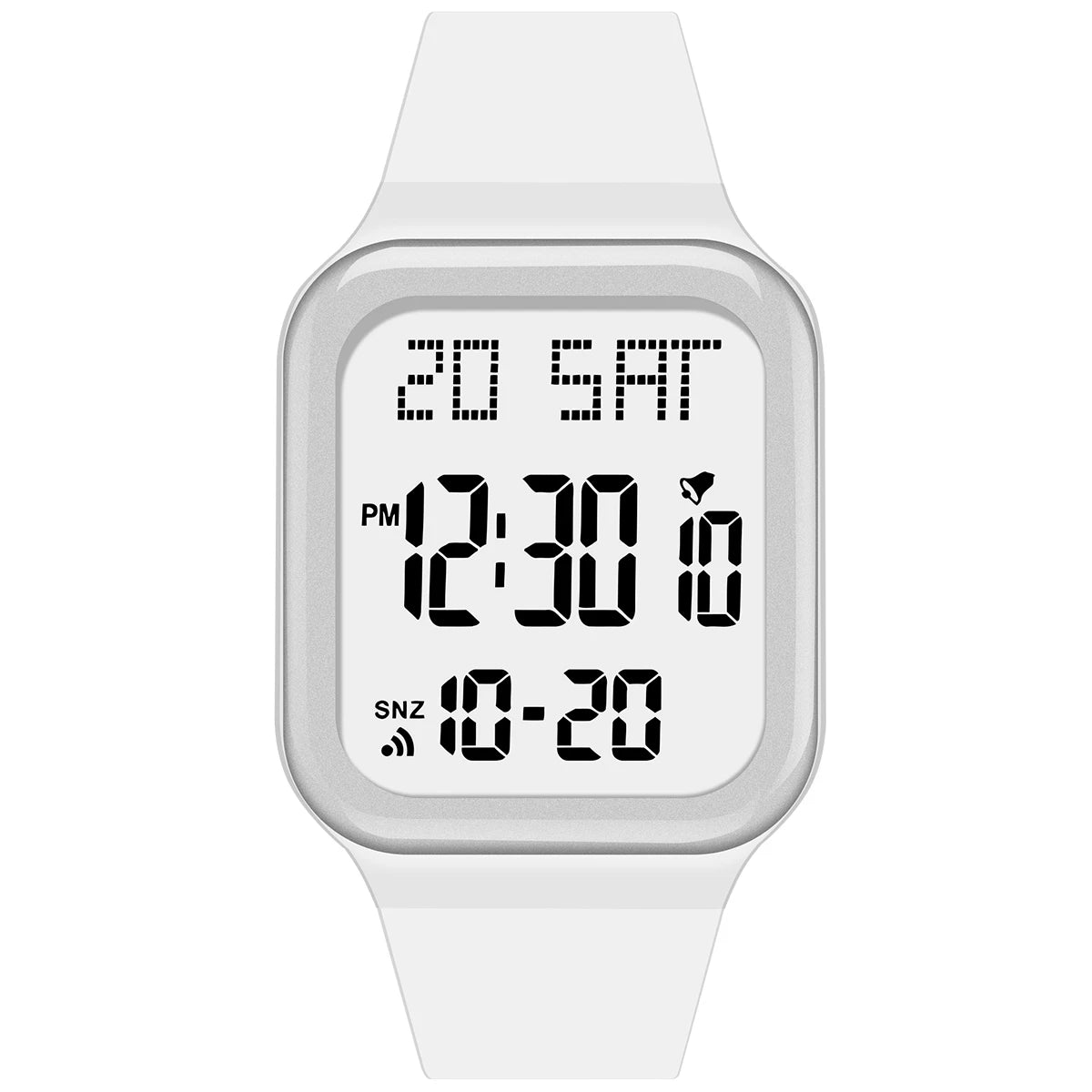 High School Student Men's Sports Watch Multifunctional Waterproof Alarm Watch LED Digital Electronic Watch Couple Watch