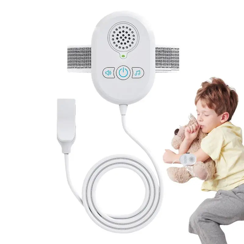 Bedwetting Sensor Rechargeable Bed Wetting Alert for Children Pee Alarm Bedwetting Monitor Sensor with Sound & Vibration Alerts