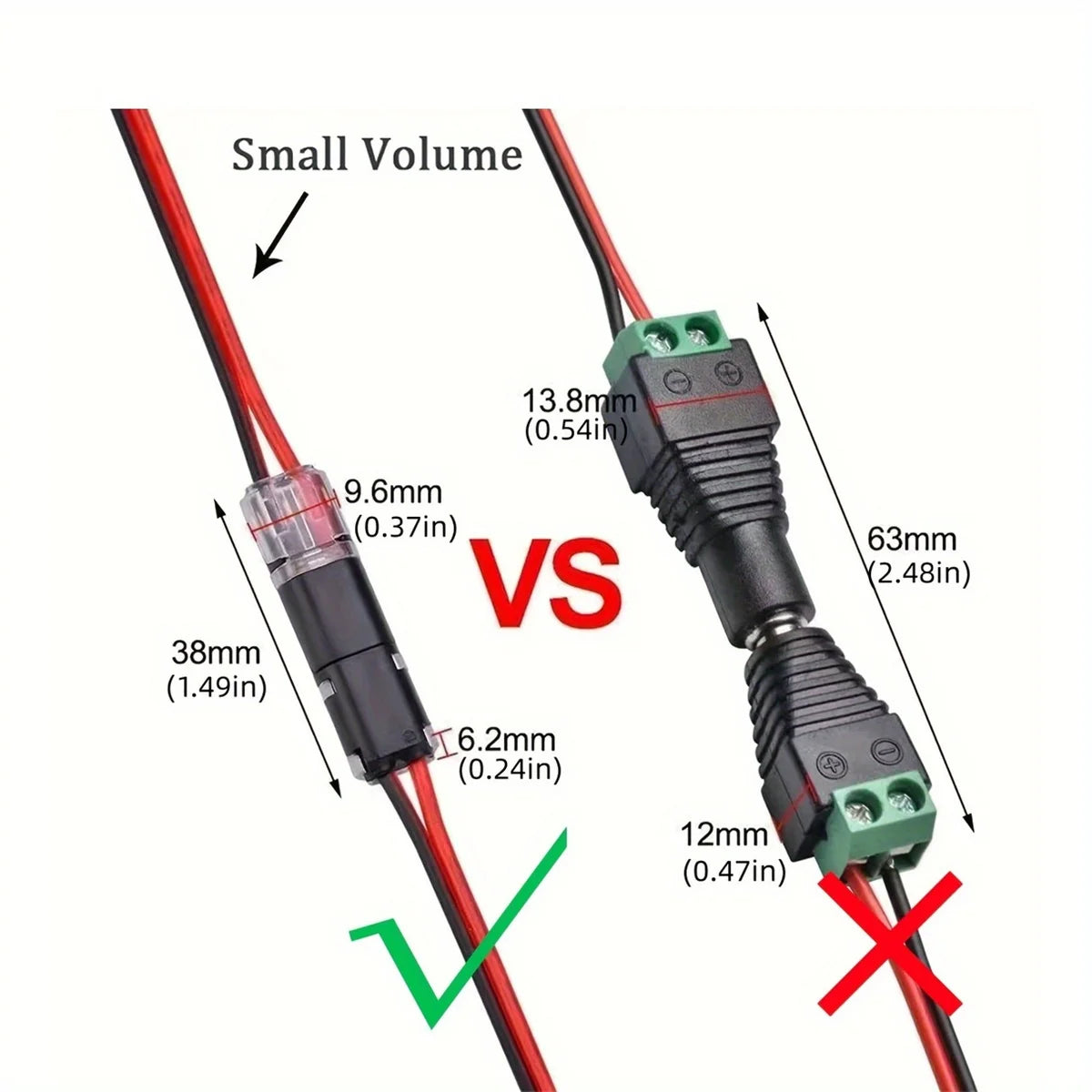 Premium Electric Wire Connector No Strip Line Cable Interconnection Detachable Automotive Terminal Plug Universal Grade Reliable