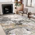 Washable Area Rug for Living Room,160x230cm,Non-Slip Low Pile Carpet,Soft Foldable Modern Rug with Reinforced Edges for Bedroom