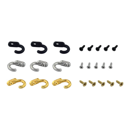 20 Pcs Mini Wall Hooks With Screws Door Zinc Alloy Coats Hat Hanger Hook For Home Bathroom Kitchen Decorative Hanging Storage